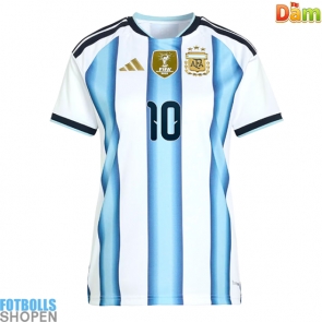 Billiga Argentina Lionel Messi #10 Hemmatröja Dam VM 2026 Kortärmad